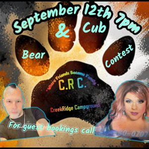 2026 Mr. CRC Bear and Mr. CRC Cub Contests